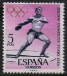 Stamps Spain -  Juegos Olimpicos dl Innsbruck y Tokio   