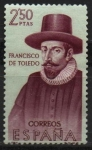 Sellos de Europa - Espaa -  Francisco d´Toledo