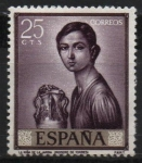 Stamps Spain -  Niña de la jarra