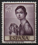 Stamps Spain -  Niña de la jarra