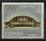 Stamps Spain -  LXIII Asamblea dl Comite Olimpico Internacional 