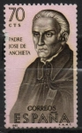 Stamps Spain -  Padre Jose d´Anchieta