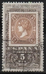 Stamps Spain -  Centenario dl primer sello dentado 