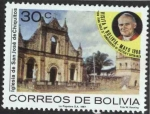 Stamps Bolivia -  Visita de S.S. Juan Pablo II A Bolivia