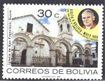 Stamps Bolivia -  Visita de S.S. Juan Pablo II A Bolivia