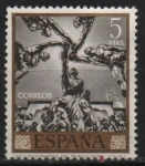 Stamps Spain -  Las Cinco partes dl Mundo