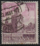 Stamps Spain -  Torre dl Oro 