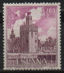 Stamps Spain -  Torre dl Oro 