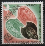 Stamps Spain -  IV congreso mundial d´Psiquiatria