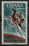 Stamps Spain -  XVII Congreso d´l´Federacion Astronautica Internacional