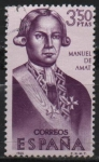 Stamps Spain -  Manuel d´Amat y Junyent