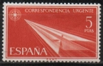 Stamps Spain -  Alegoria Tipo 1956