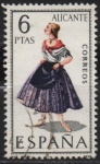 Stamps Spain -  Trajes Tipicos Españoles 