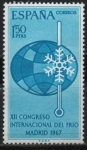 Stamps Spain -  Congreso internacional dl Frio