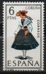 Stamps Spain -  Trajes Tipicos Españoles 