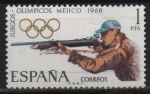 Stamps Spain -  XIX Juegos Olimpicos en Mejico 