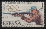 Stamps Spain -  XIX Juegos Olimpicos en Mejico 