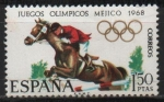 Stamps Spain -  XIX Juegos Olimpicos en Mejico 