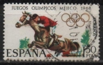 Stamps Spain -  XIX Juegos Olimpicos en Mejico 