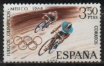 Stamps Spain -  XIX Juegos Olimpicos en Mejico 