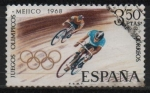 Stamps Spain -  XIX Juegos Olimpicos en Mejico 