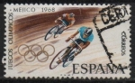 Stamps Spain -  XIX Juegos Olimpicos en Mejico 