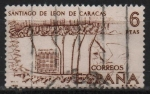 Stamps Spain -  Plano d´Santiago d´Leon Caracas