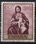 Stamps Spain -  Virgen y el Niño