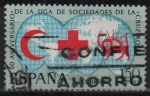 Stamps Spain -  L aniversario d´l´Liga d´Sociedades d´l´Cruz Roja