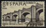 Stamps Spain -  Puente d´cal y canto sobre el rio Mapocho