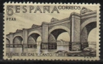 Stamps Spain -  Puente d´cal y canto sobre el rio Mapocho