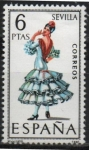 Stamps Spain -  Trajes Tipicos Españoles 