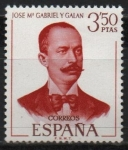 Stamps Spain -  Jose Maria Gabriel y Galan