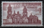 Stamps Spain -  Catedral d´Mejico