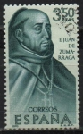 Stamps Spain -  Fray Juan d´Zumarraga