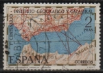 Stamps Spain -  Centenario dl instituto Geografico y Catastral.