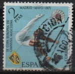 Stamps Spain -  IX Campeonato europeo d´gimnasia masculina 