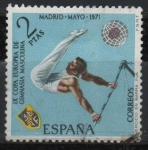 Stamps Spain -  IX Campeonato europeo d´gimnasia masculina 