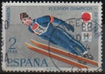 Stamps Spain -  XI Juegos Olimpicos d´Invierno en Sapporo 