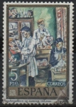 Stamps Spain -  Decoradores d´caretas