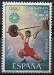 Stamps Spain -  XX Juegos Olimpicos en Munich 