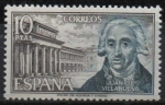 Stamps Spain -  Juan d´Villanueva