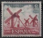 Stamps Spain -  Molinos d´la Mancha Ciudad Real