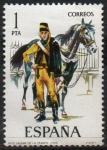 Stamps Spain -  Uniformes militares 