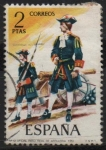 Stamps Spain -  Uniformes militares 