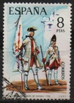 Stamps Spain -  Uniformes militares 