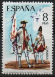 Stamps Spain -  Uniformes militares 