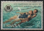 Stamps Spain -  XVIII Campeonatos dl Mundo d´Salvamento Acuatico