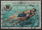 Stamps Spain -  XVIII Campeonatos dl Mundo d´Salvamento Acuatico