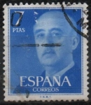 Stamps Spain -  General Franco